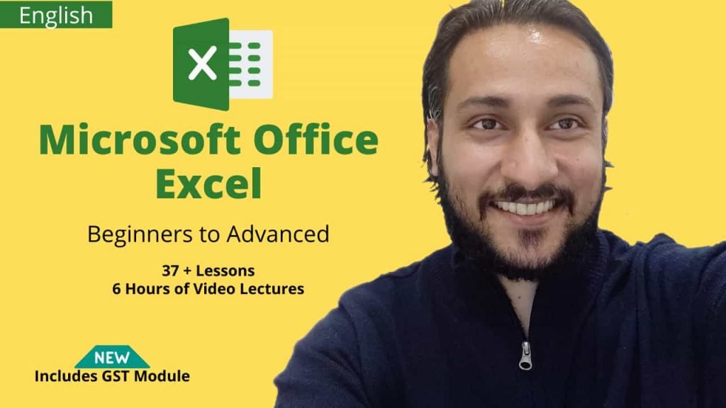 Microsoft Office Excel in ENglish ( Beginners to Advanced)
